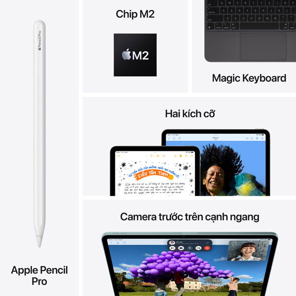 iPad Air 6 M2 13 inch | 128GB Wifi Chính Hãng