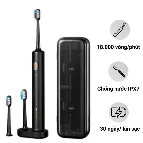 Bàn chải điện DR.BEI Sonic BY-V12 Chính Hãng