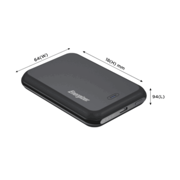Pin sạc dự phòng Energizer 5.000mAh /3.7V Li-Polymer QM5000BK