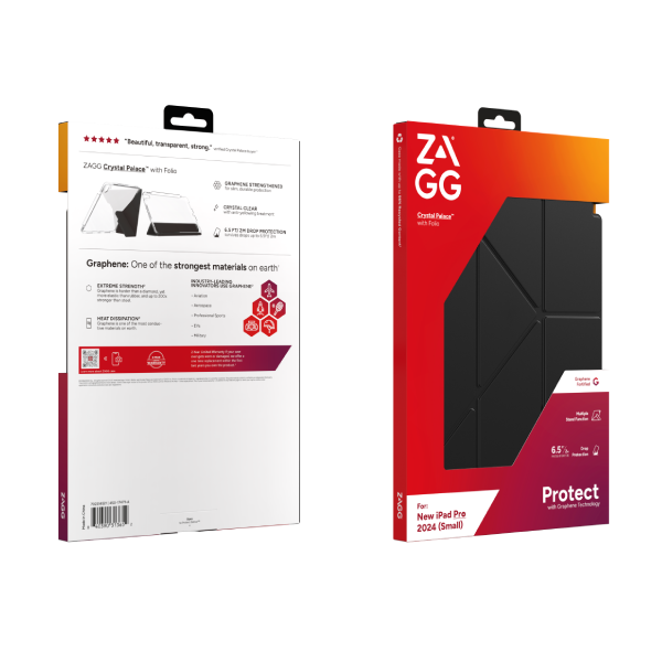 Ốp lưng ZAGG iPad Pro 11-inch (2024) Crystal Palace Folio