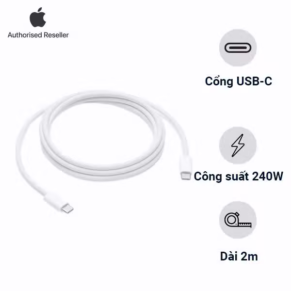 Cáp Sạc Apple USB-C 240W (2m) Chính Hãng - ảnh 1