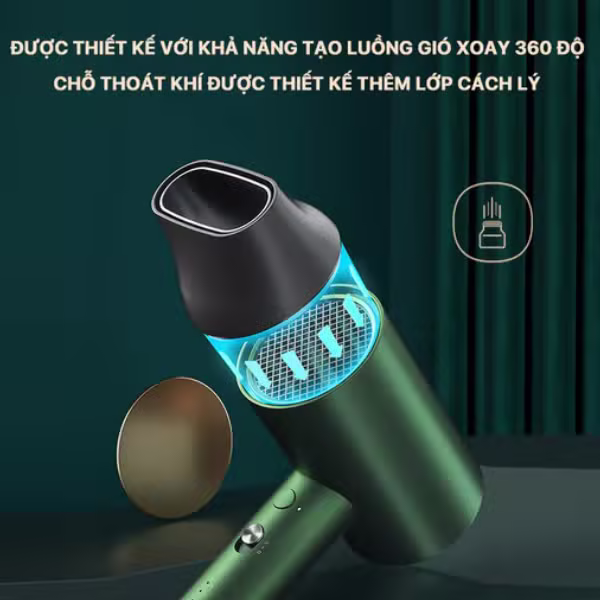 Máy sấy tóc bổ sung ion âm Showsee A5 Chính Hãng - ảnh 3