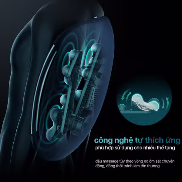 Máy massage lưng Philips PPM4501 Chính Hãng - ảnh 2