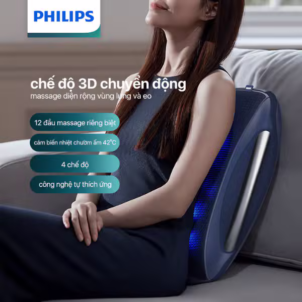 Máy massage lưng Philips PPM4501 Chính Hãng - ảnh 3