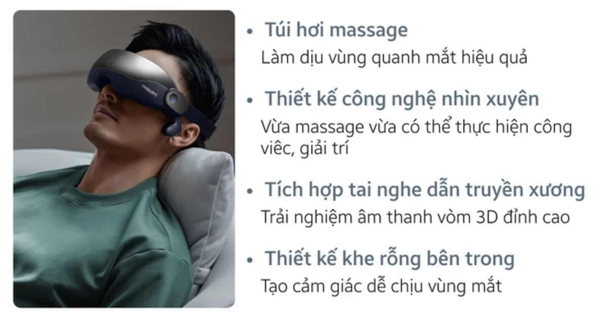 Máy massage mắt Philips PPM2702 Chính Hãng