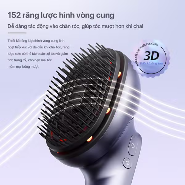 Lược điện massage da đầu Philips PPM1511 Chính Hãng - ảnh 3