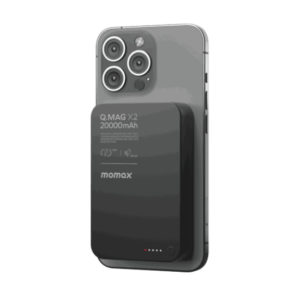 Pin sạc dự phòng Momax 20.000mAh MagSafe Q.Mag X2