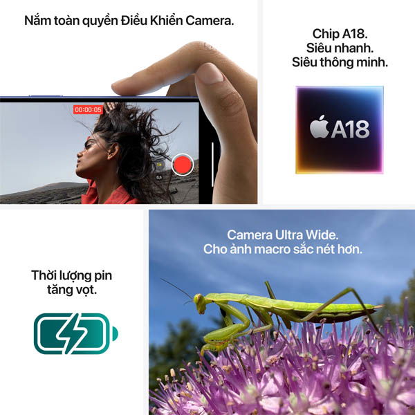 iPhone 16 Plus 128GB Chính hãng (VN/A)