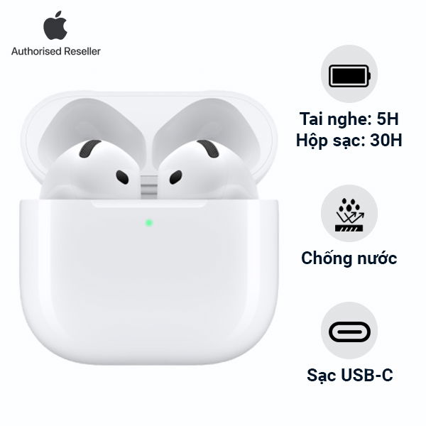 Tai nghe Apple AirPods 4 Chính Hãng