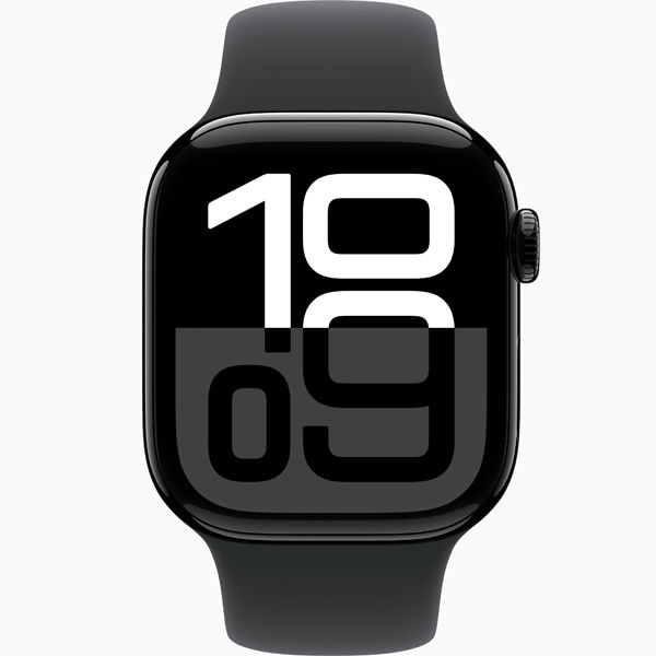 Apple Watch Series 10 46mm (GPS) Viền nhôm - Dây cao su size S/M