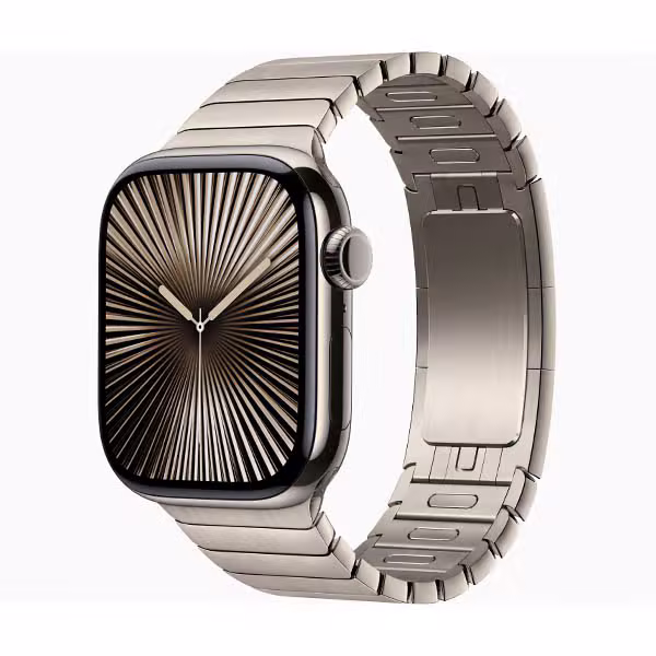 Apple Watch Series 10 42mm (LTE) Viền titan - Dây cao su size S/M - ảnh 1