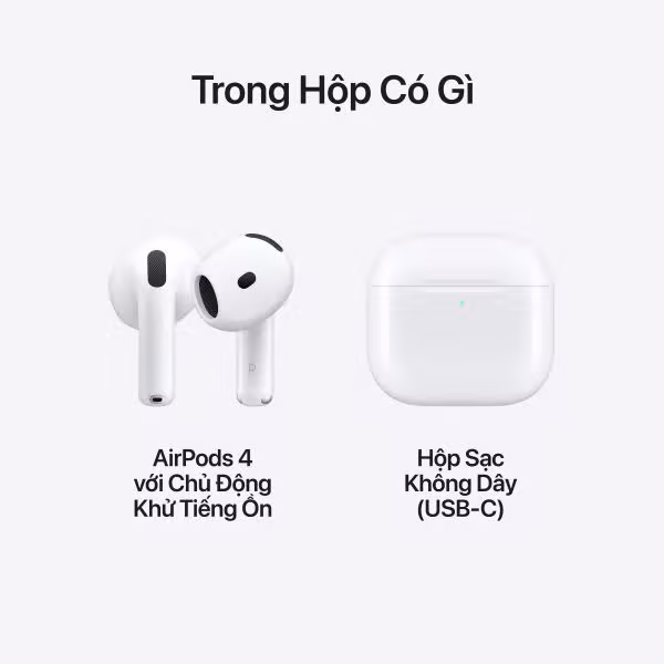 Tai nghe Apple AirPods 4 Chống ồn chủ động Chính Hãng - ảnh 9