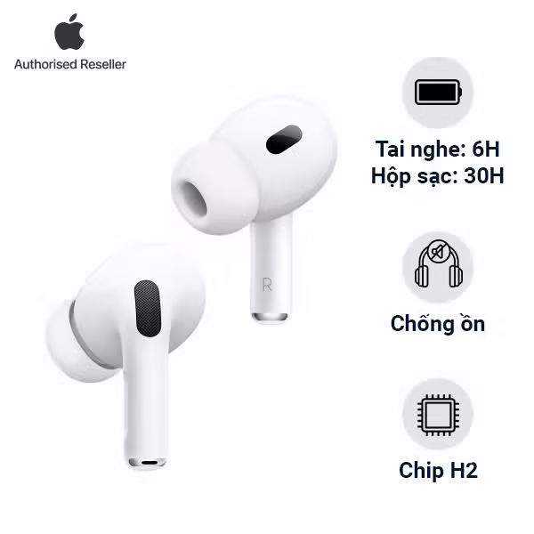 Tai nghe Apple AirPods Pro 2 2023 (USB-C) Chính Hãng - ảnh 1