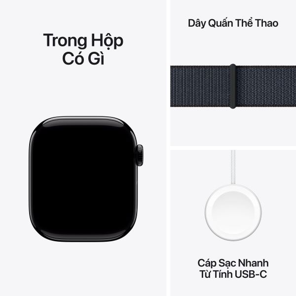 Apple Watch Series 10 42mm (GPS) Viền nhôm - Dây vải dệt