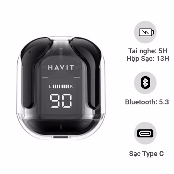 Tai Nghe True Wireless HAVIT TW971 - ảnh 1