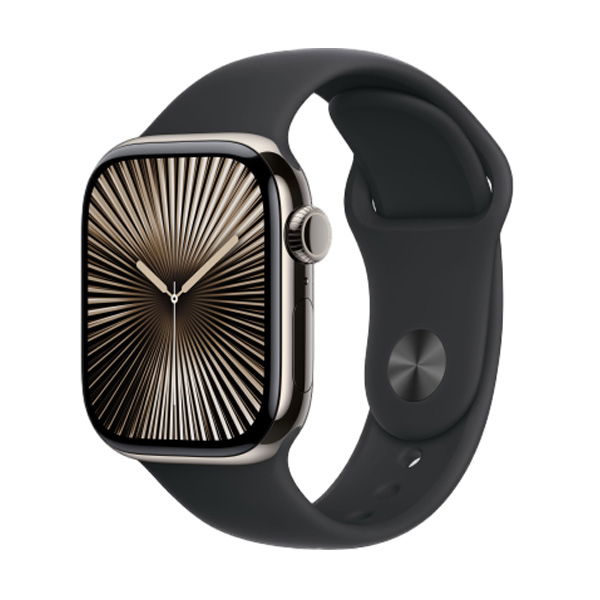 Apple Watch Series 10 46mm (LTE) Viền titan - Dây cao su size M/L