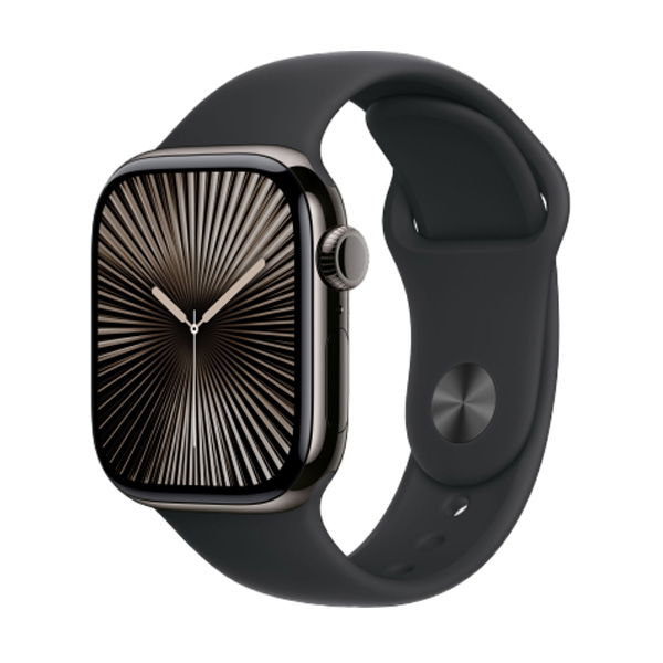 Apple Watch Series 10 46mm (LTE) Viền titan - Dây cao su size M/L