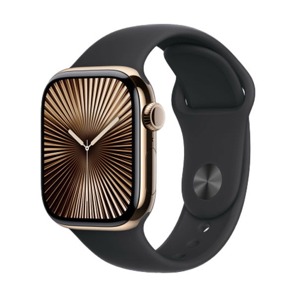 Apple Watch Series 10 46mm (LTE) Viền titan - Dây cao su size M/L