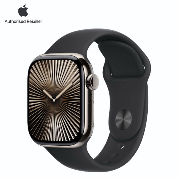 Apple Watch Series 10 42mm (LTE) Viền titan - Dây cao su size M/L