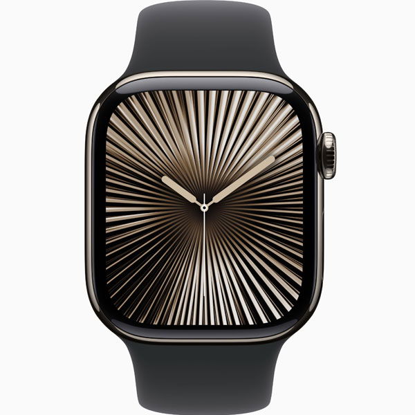 Apple Watch Series 10 42mm (LTE) Viền titan - Dây cao su size M/L