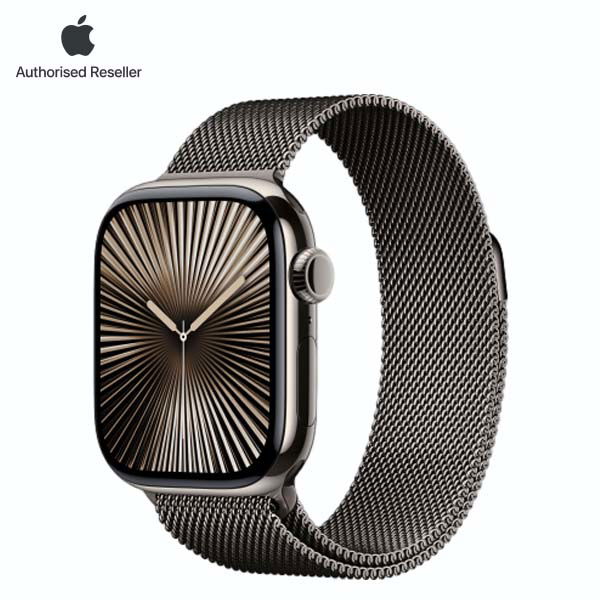 Apple Watch Series 10 42mm (LTE) Viền titan - Dây milanese