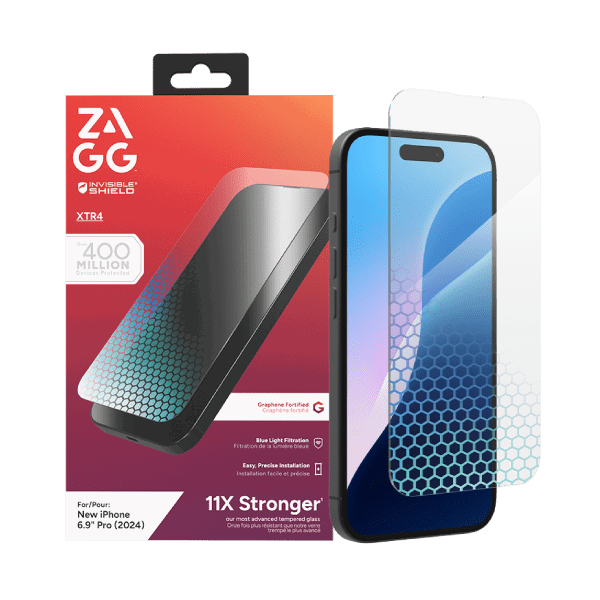 Dán cường lực iPhone 16 Pro Max ZAGG Invisibleshield XTR4