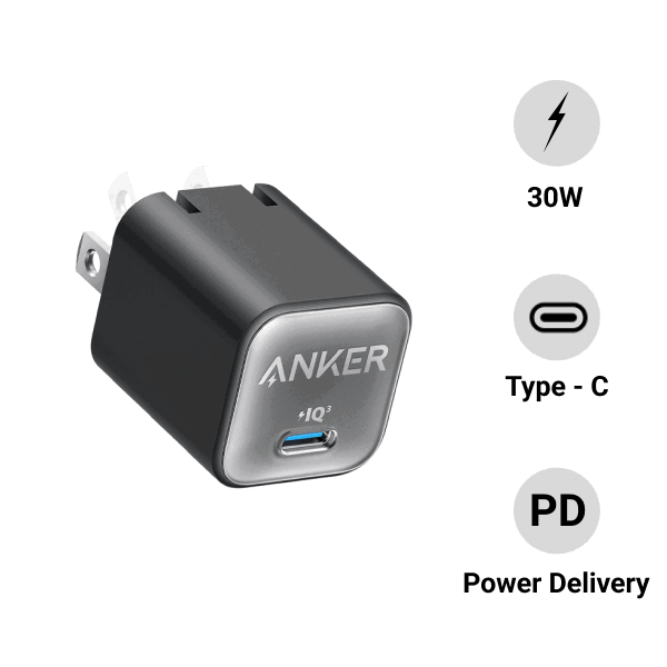 Củ sạc Anker 511 Nano 3 1C 30W A2147