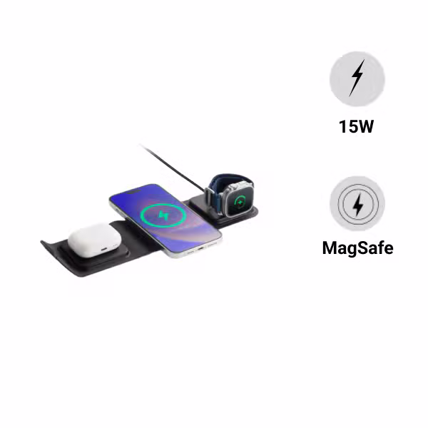 Đế sạc Mophie 3in1 Travel - ảnh 1