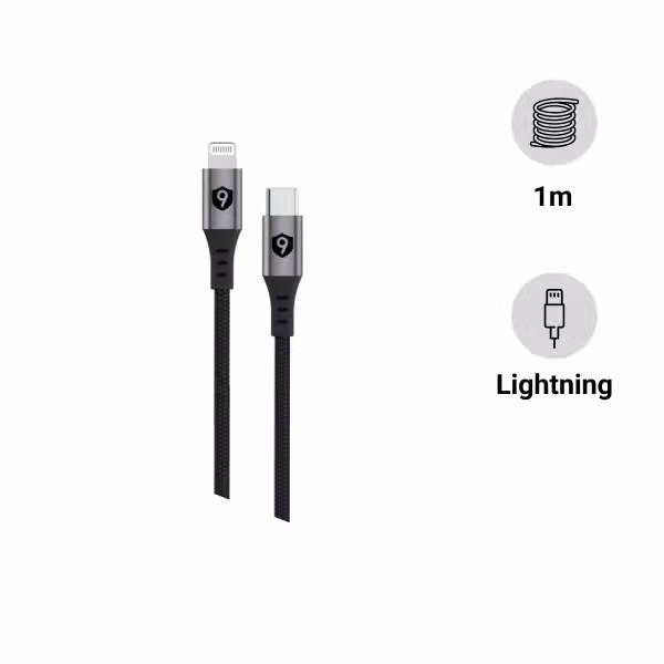 Cáp sạc 9Fit USB-C to Lightning 1m - ảnh 1
