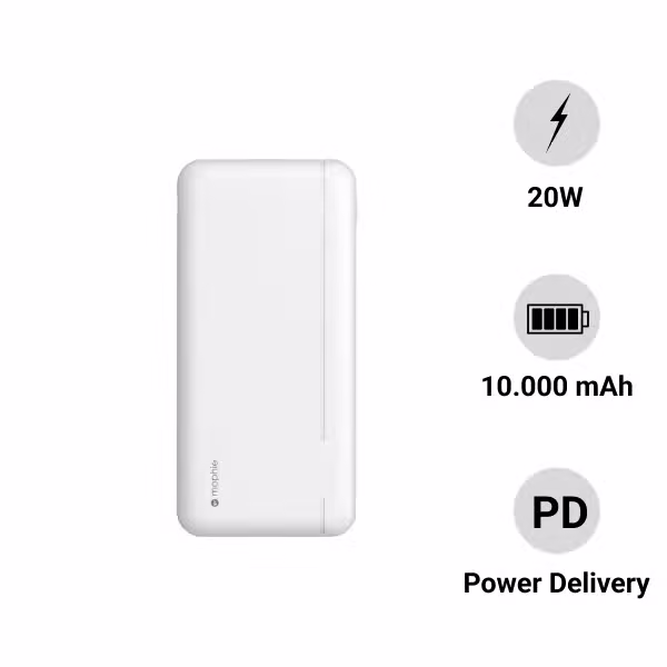 Pin sạc dự phòng Mophie Essentials Powerstation 10.000mAh - ảnh 1