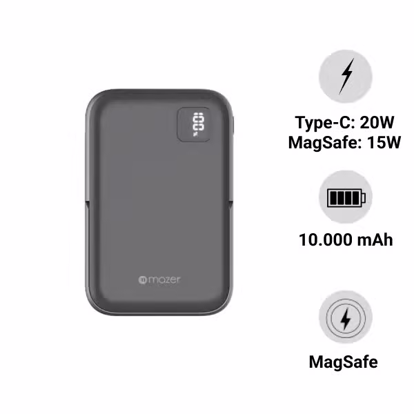 Pin sạc dự phòng Mazer MagAir16 MagSafe 10.000mAh - ảnh 1