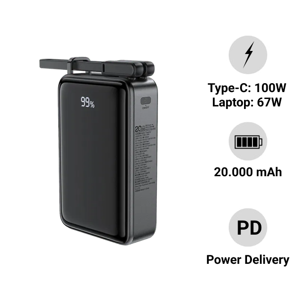 Pin sạc dự phòng ACEFAST M4 20.000mAh PD67W