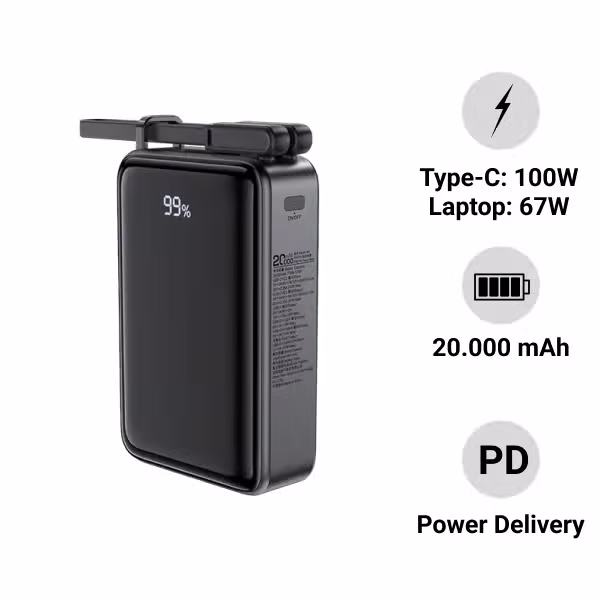 Pin sạc dự phòng ACEFAST M4 20.000mAh PD67W - ảnh 1