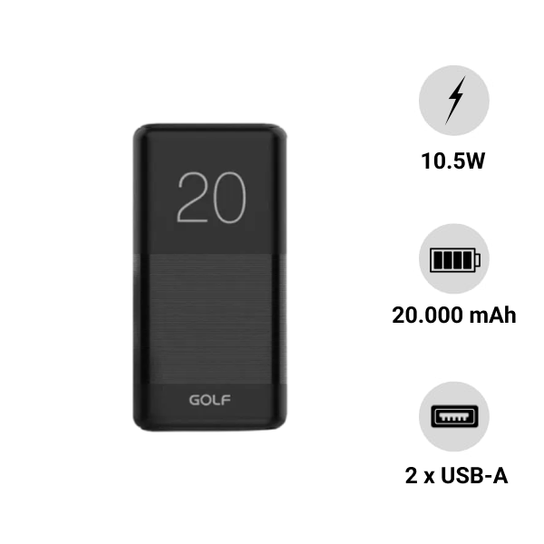 Pin sạc dự phòng Golf G81-C 20.000mAh