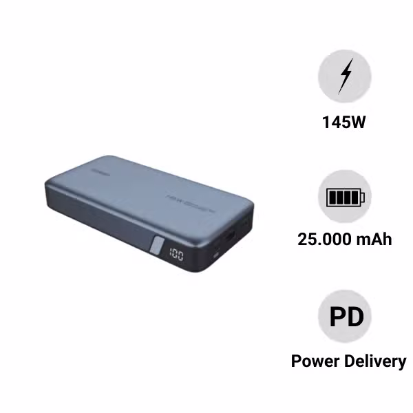 Pin sạc dự phòng Ugreen 25.000mAh 145W 2 chiều 2C1A - ảnh 1
