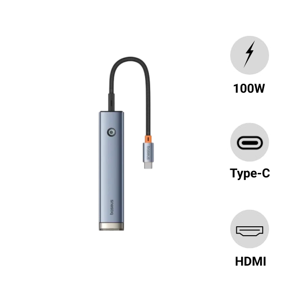 Cổng chuyển Baseus UltraJoy Series 5 Port