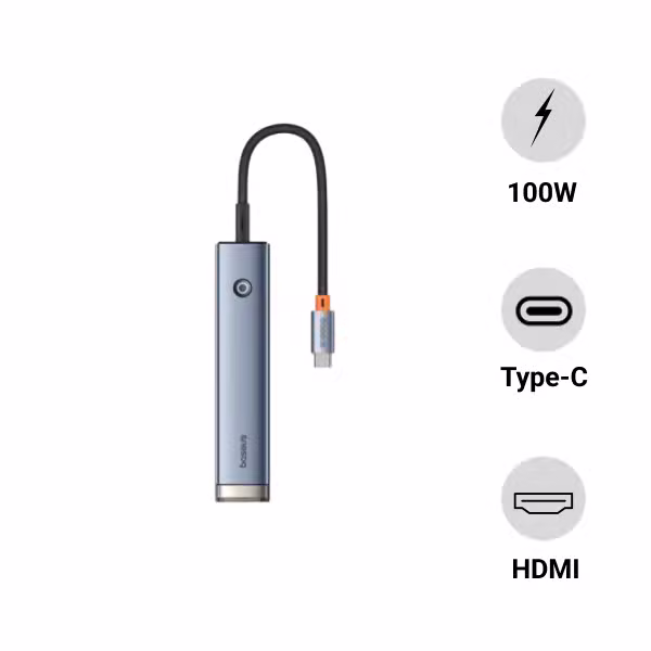Cổng chuyển Baseus UltraJoy Series 5 Port
