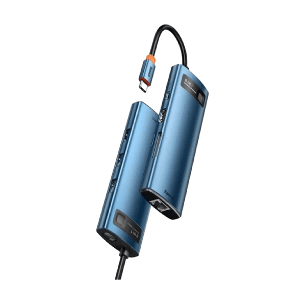 Cổng chuyển Baseus Metal Gleam Series 8in1 Type-C