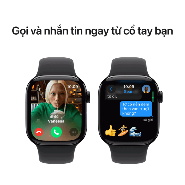 Apple Watch Series 10 42mm (GPS) Viền nhôm - Dây cao su size M/L