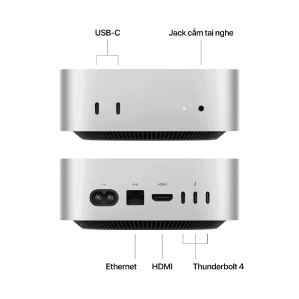 Mac mini M4 10‑Core CPU | 10‑Core GPU 16GB/256GB Chính Hãng