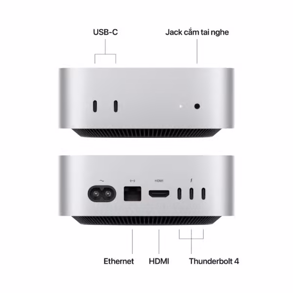 Mac mini M4 10‑Core CPU | 10‑Core GPU 16GB/256GB Chính Hãng - ảnh 2