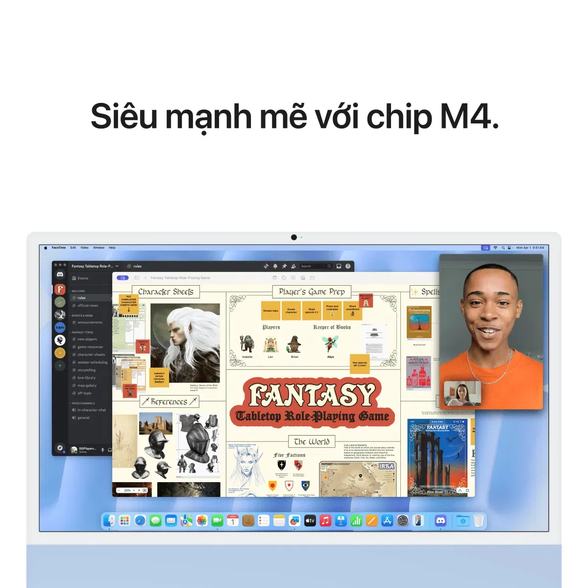 iMac 2024 24 inch M4 10‑core CPU | 10‑core GPU 16GB/256GB Chính Hãng