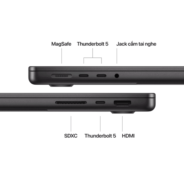MacBook Pro 2024 14-inch M4 Pro 12‑Core CPU | 16‑Core GPU 24GB/512GB Chính Hãng
