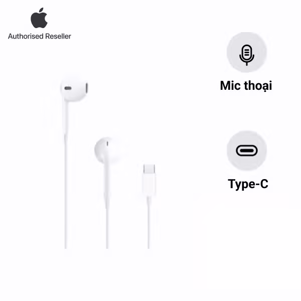 Tai nghe Apple Earpods with Type-C Connector (MYQY3ZA/A) Chính Hãng