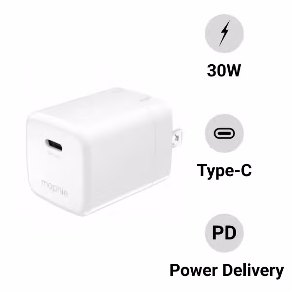 Củ sạc Mophie Essentials 30W 1C USB-C GaN