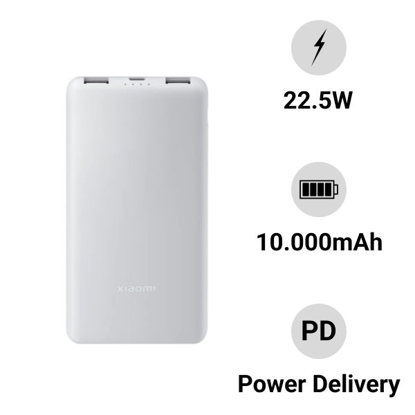 Pin sạc dự phòng Xiaomi Power Bank 10.000mAh 22.5W Lite TH