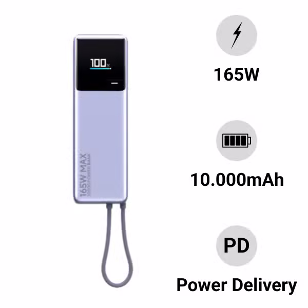 Pin sạc sự phòng Xiaomi 10.000mAh 165W - ảnh 1