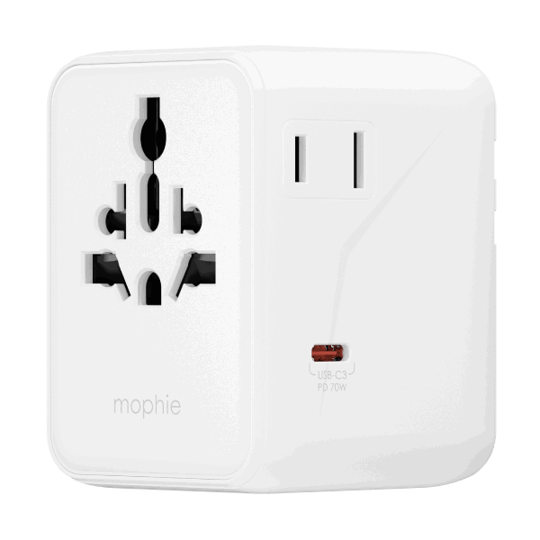 Củ sạc Mophie Essentials PD 70W 3C2A GaN