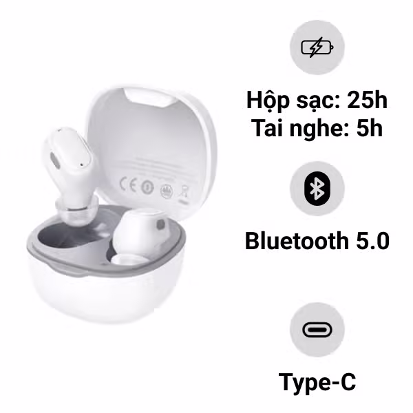 Tai nghe không dây Baseus Encok WM01 - ảnh 1