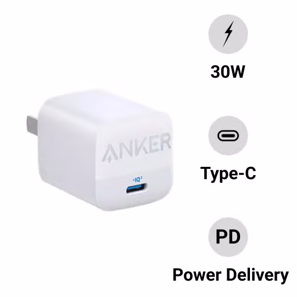 Củ sạc nhanh 30W Anker Nano A2639 - ảnh 1
